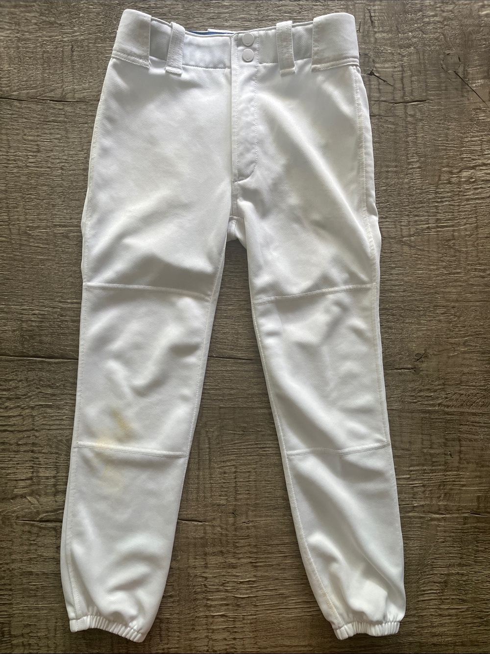 Mizuno White Kids Baseball Pants